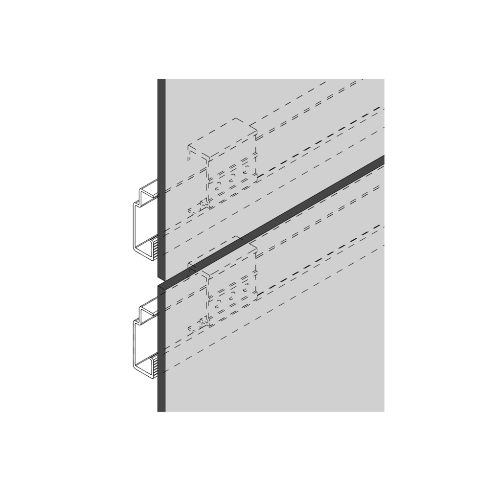 Dold panelinfästning för högtryckslaminatskivor | TU-S